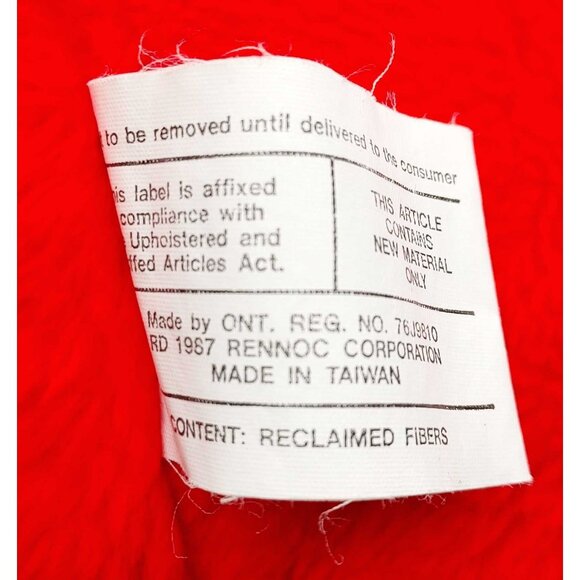 RENNOC Vintage Santa Bear Plush 1987 Santa's Best Stuffed Animal 20" - Picture 4 of 4